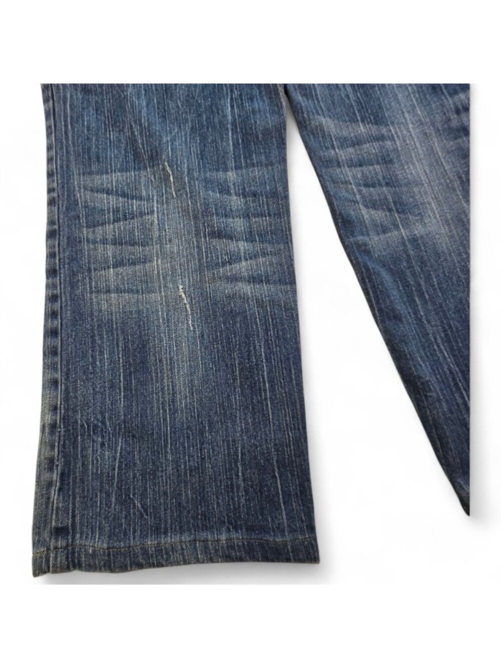 Lane Bryant Womens Embroidered Denim Jeans Distressed Medium Wash Size 20 Averag - Picture 7 of 16